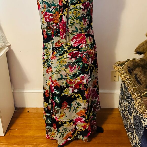 Anne Giorgio fully lined Flowing styled floral Dress size Med - Picture 2 of 10